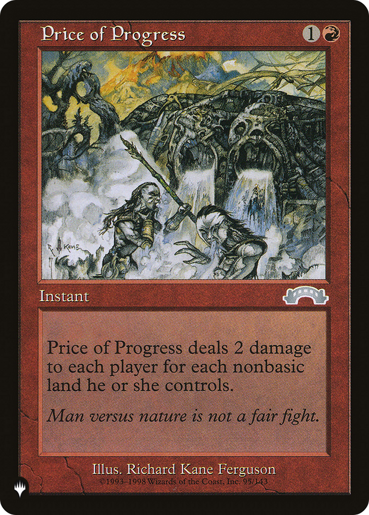 Price of Progress (LIST-EXO-95) - The List