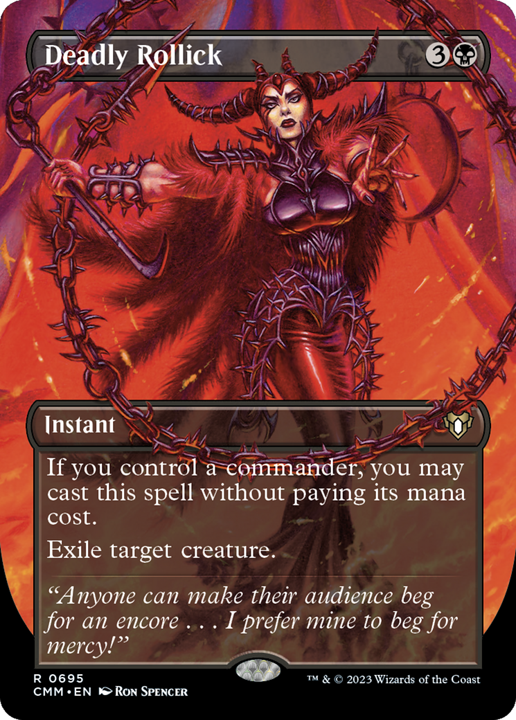 Deadly Rollick (Borderless) (CMM-695) - Commander Masters (Borderless)