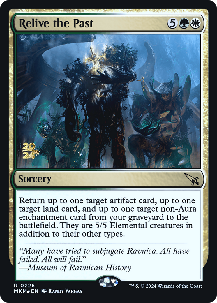 Relive the Past (PRE-226S) - Murders at Karlov Manor Promos Foil