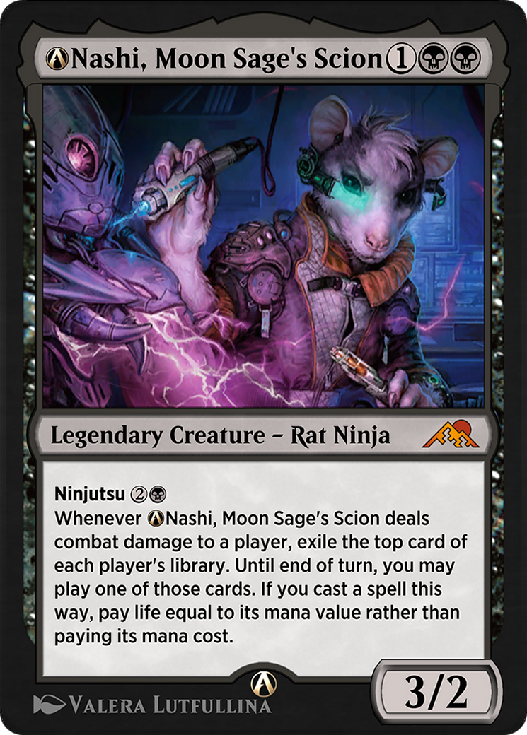 A-Nashi, Moon Sage's Scion (NEO-A-114) - Kamigawa: Neon Dynasty