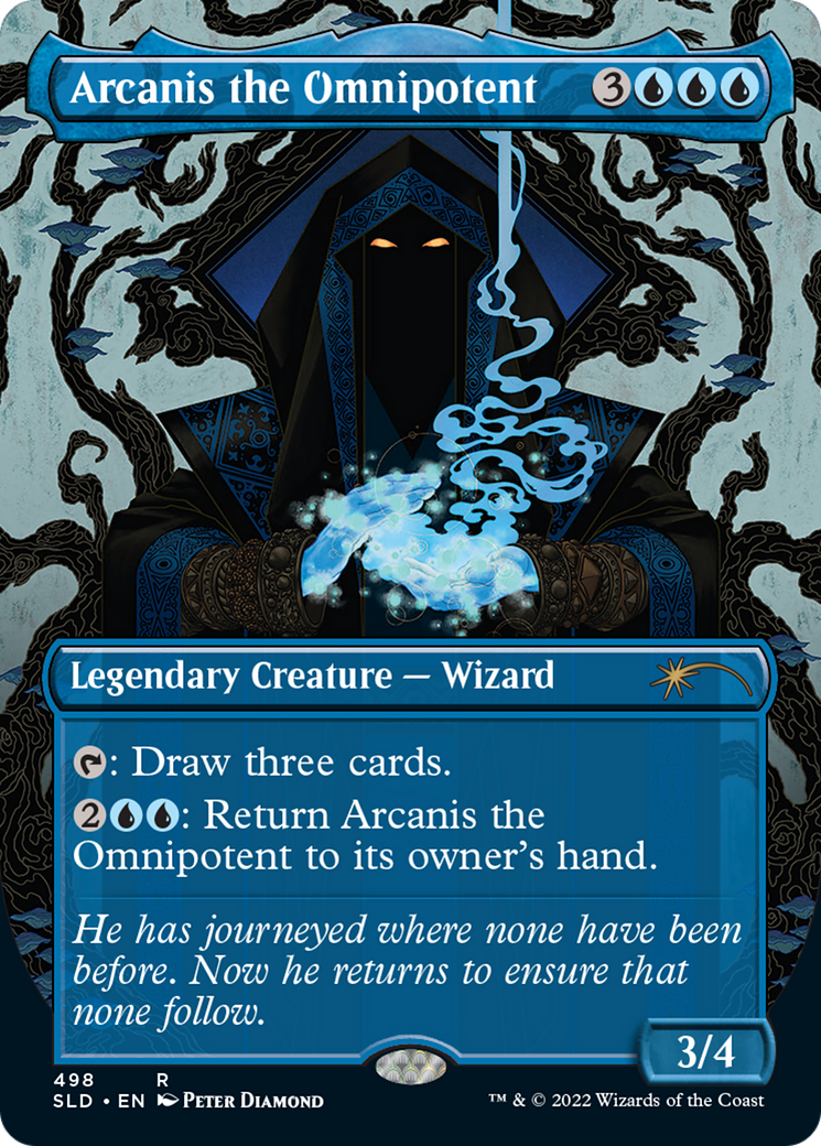 Arcanis the Omnipotent (SLD-498) - Secret Lair Drop (Borderless)