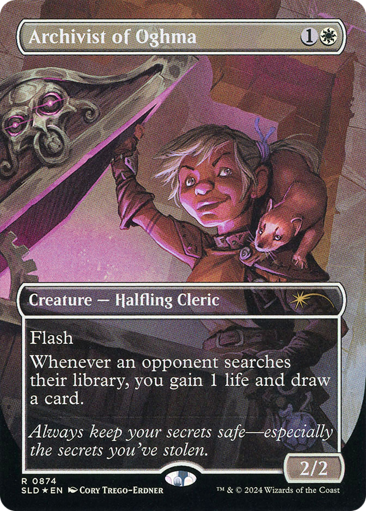Archivist of Oghma (SLD-874) - Secret Lair Drop (Borderless) Foil