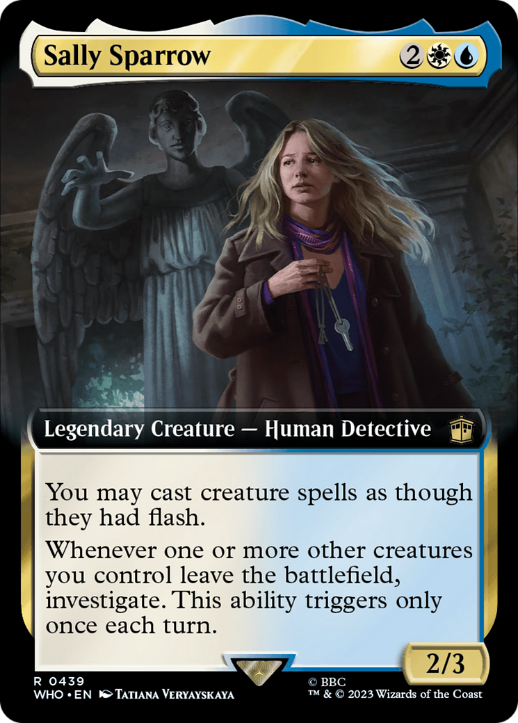 Sally Sparrow (Extended Art) (WHO-439) - Doctor Who: (Extended Art)