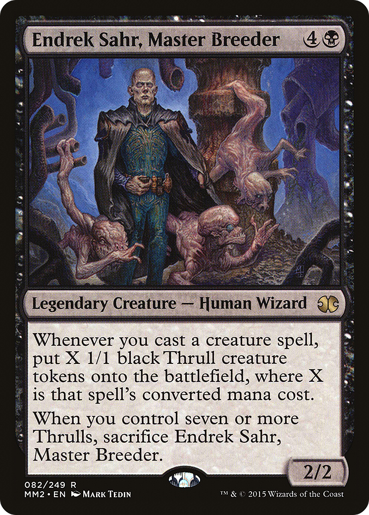 Endrek Sahr, Master Breeder (MM2-082) - Modern Masters 2015 Foil
