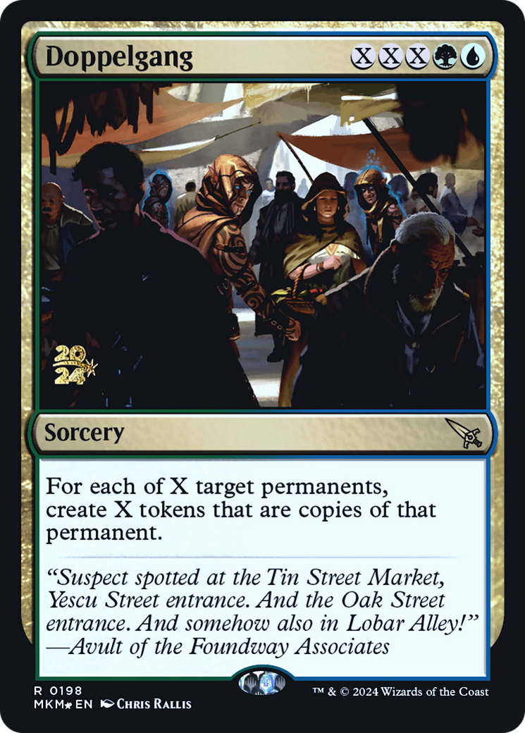 Doppelgang (PRE-198S) - Murders at Karlov Manor Promos Foil