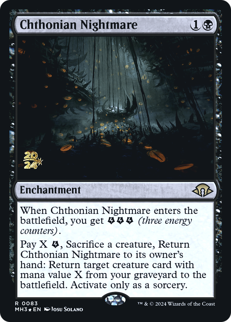 Chthonian Nightmare (PRE-83S) - Modern Horizons 3 Promos Foil