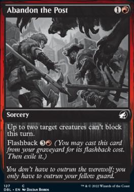 Abandon the Post (DBL-127) - Innistrad: Double Feature