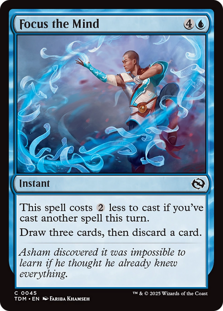 Focus the Mind (TDM-045) - Tarkir: Dragonstorm Foil