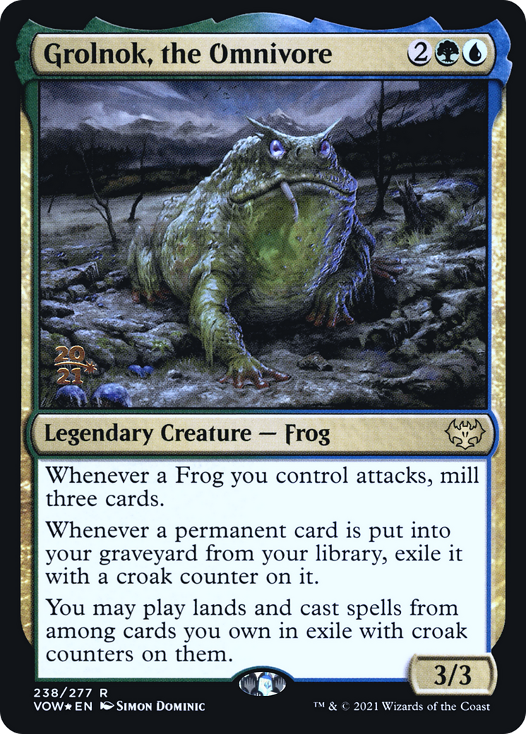 Grolnok, the Omnivore (PRE-238S) - Innistrad: Crimson Vow Promos Foil