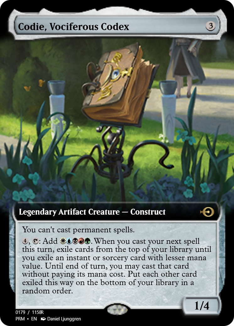 Codie, Vociferous Codex (PRM-90330) - Magic Online Promos