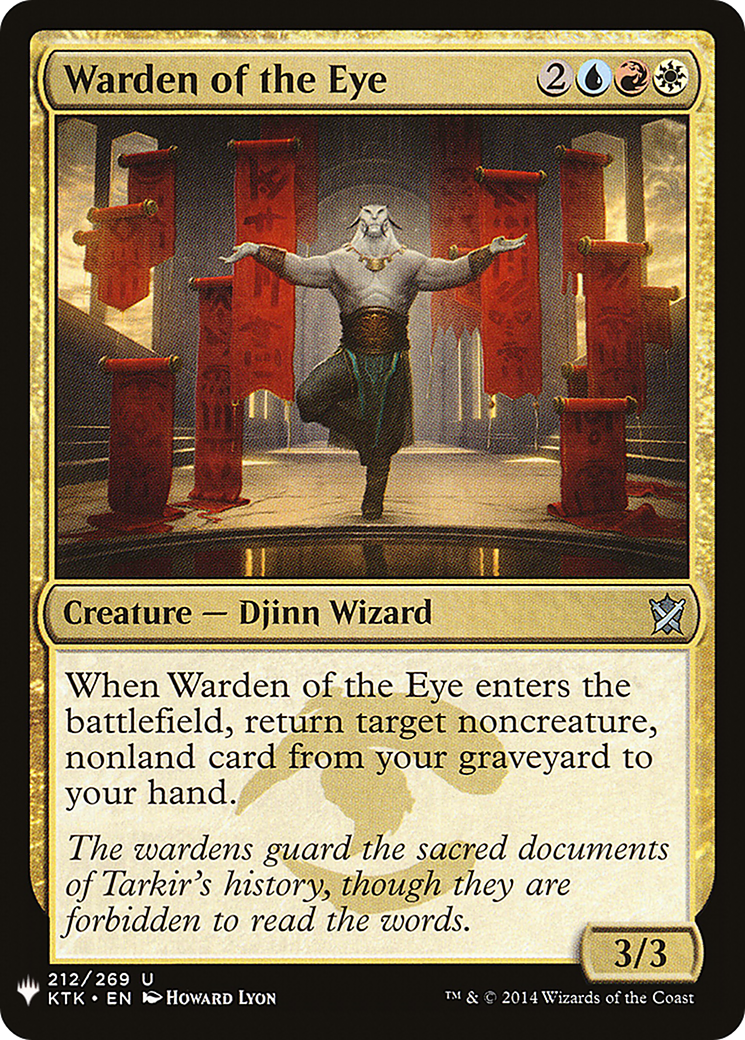 Warden of the Eye (LIST-212) - The List
