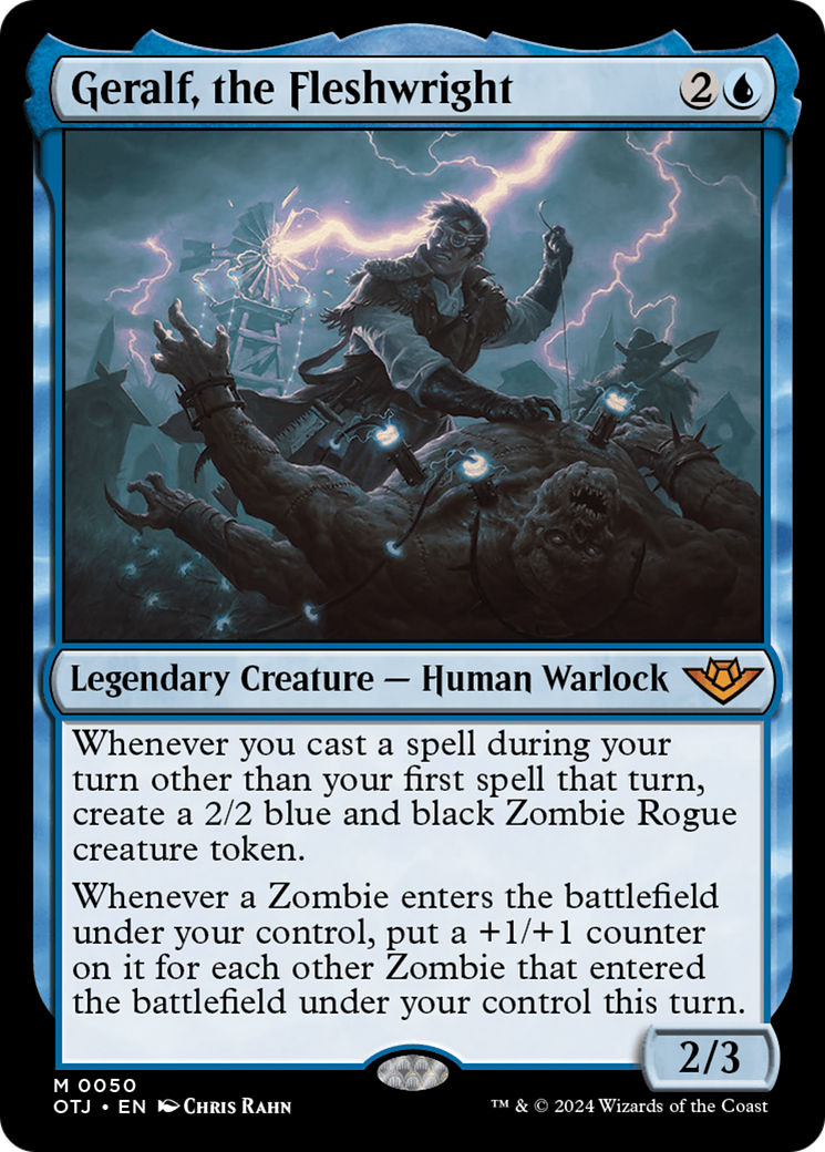 Geralf, the Fleshwright (OTJ-050) - Outlaws of Thunder Junction Foil