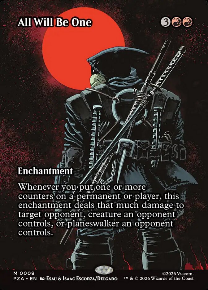 All Will Be One (Borderless) (PZA-008) - Teenage Mutant Ninja Turtles Eternal-Legal Foil