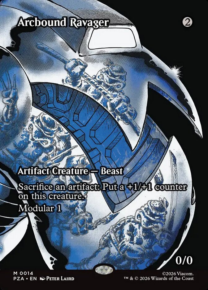 Arcbound Ravager (Borderless) (PZA-136) - Teenage Mutant Ninja Turtles Eternal-Legal Foil