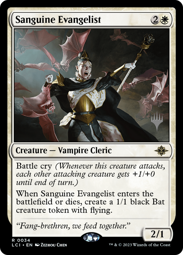 Sanguine Evangelist (PPLCI-34P) - The Lost Caverns of Ixalan Promos