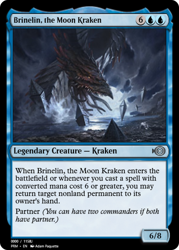 Brinelin, the Moon Kraken (PRM-86226) - Magic Online Promos