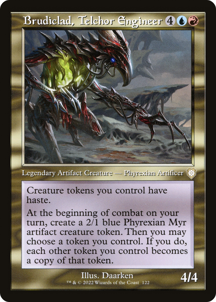 Brudiclad, Telchor Engineer (Retro Frame) (BRC-122) - The Brothers' War Commander