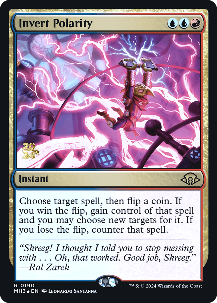 Invert Polarity (PRE-190S) - Modern Horizons 3 Promos Foil