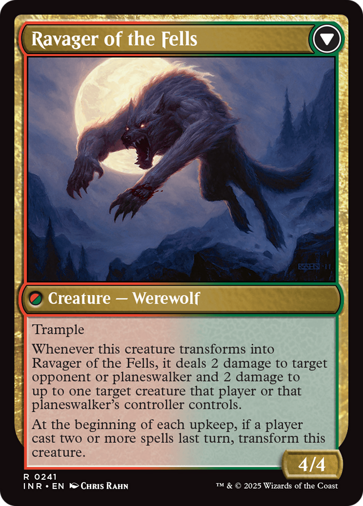 Huntmaster of the Fells // Ravager of the Fells (INR-241) - Innistrad Remastered Foil
