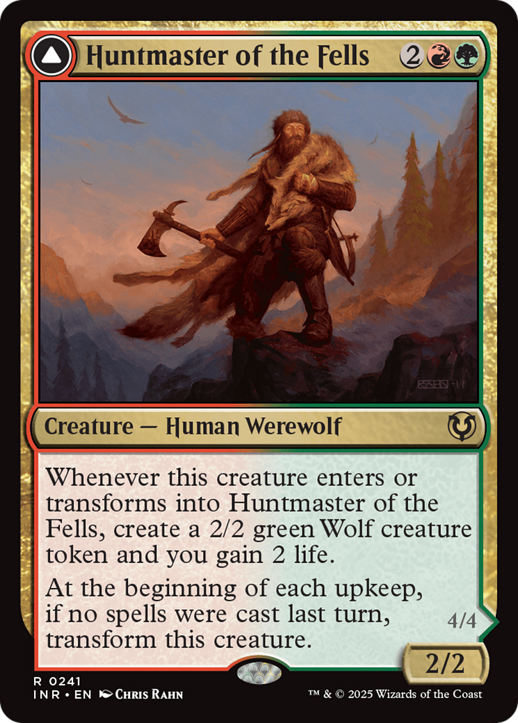 Huntmaster of the Fells // Ravager of the Fells (INR-241) - Innistrad Remastered Foil