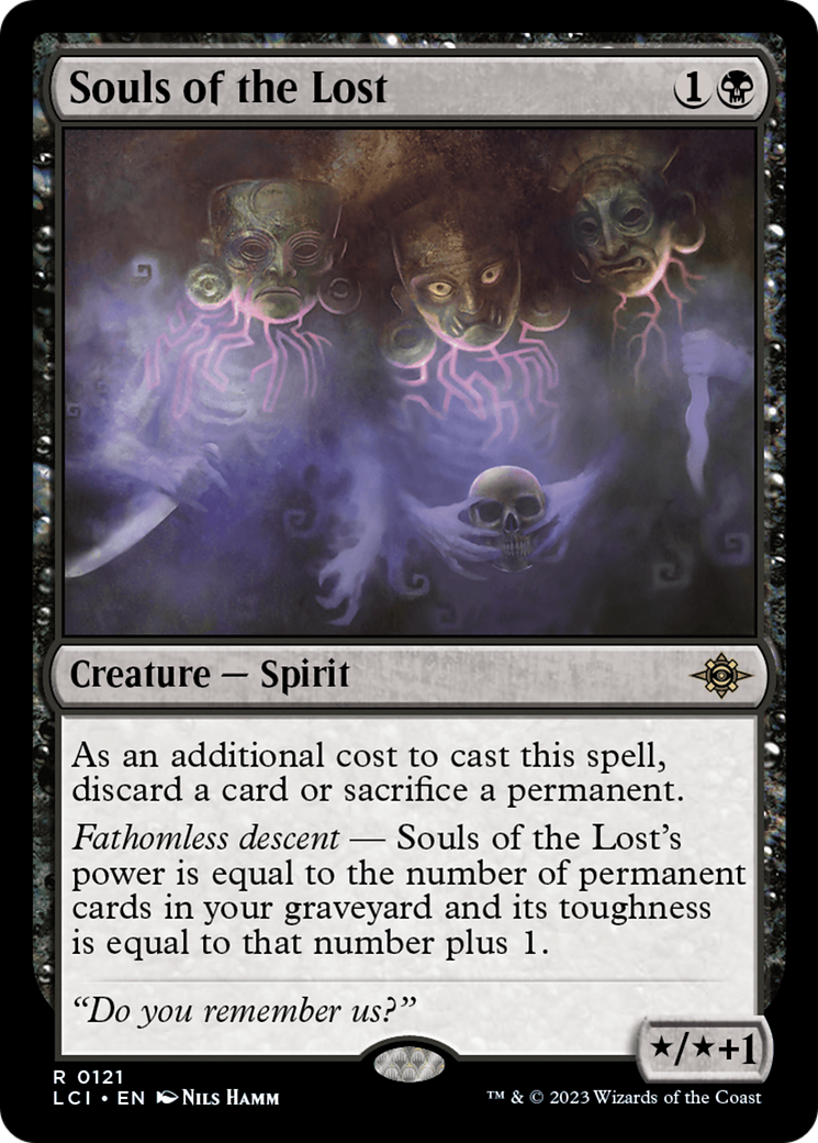 Souls of the Lost (LCI-121) - The Lost Caverns of Ixalan Foil