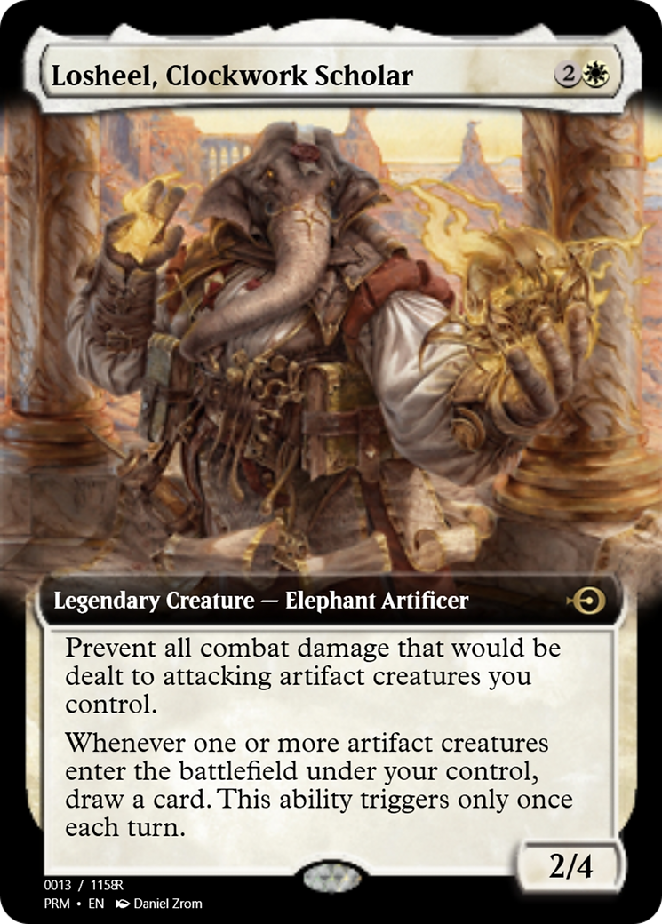 Losheel, Clockwork Scholar (PRM-89998) - Magic Online Promos Foil