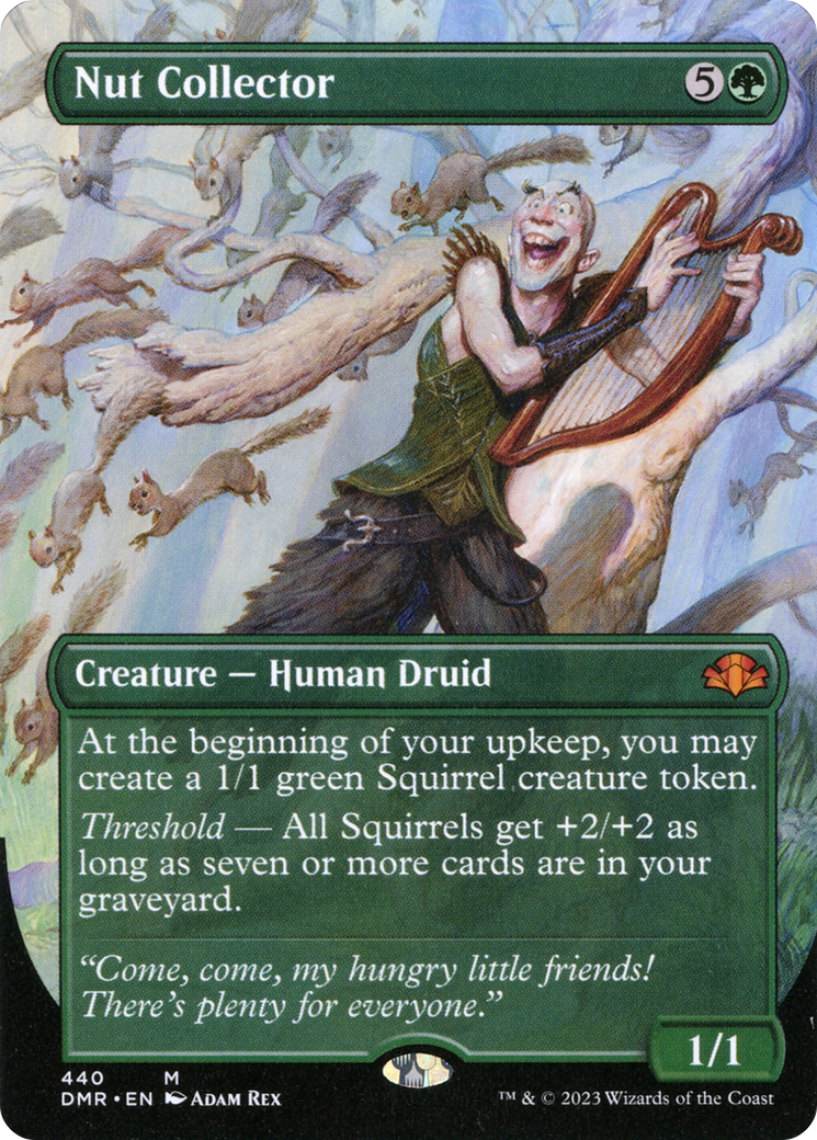Nut Collector (Borderless) (DMR-440) - Dominaria Remastered (Borderless) Foil
