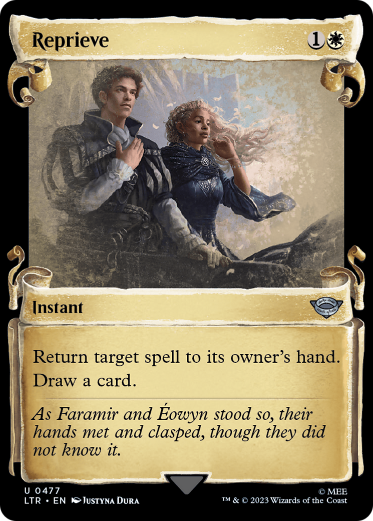 Reprieve (Showcase Scrolls) (LTR-477) - The Lord of the Rings: Tales of Middle-earth: (Showcase) Foil