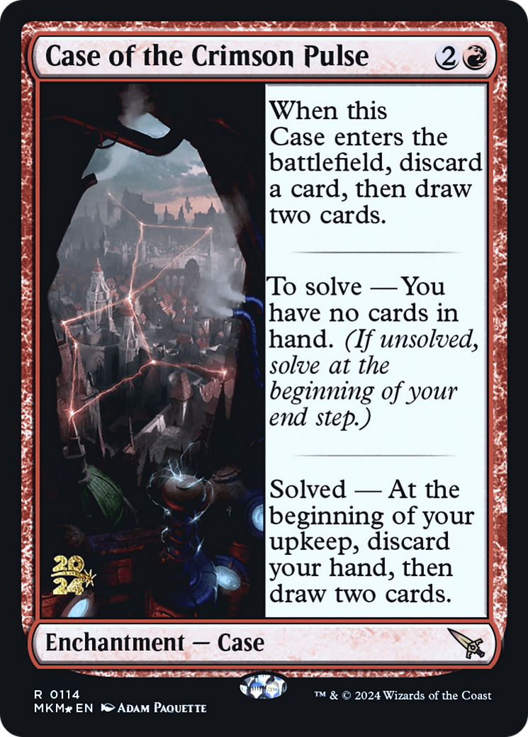 Case of the Crimson Pulse (PRE-114S) - Murders at Karlov Manor Promos Foil
