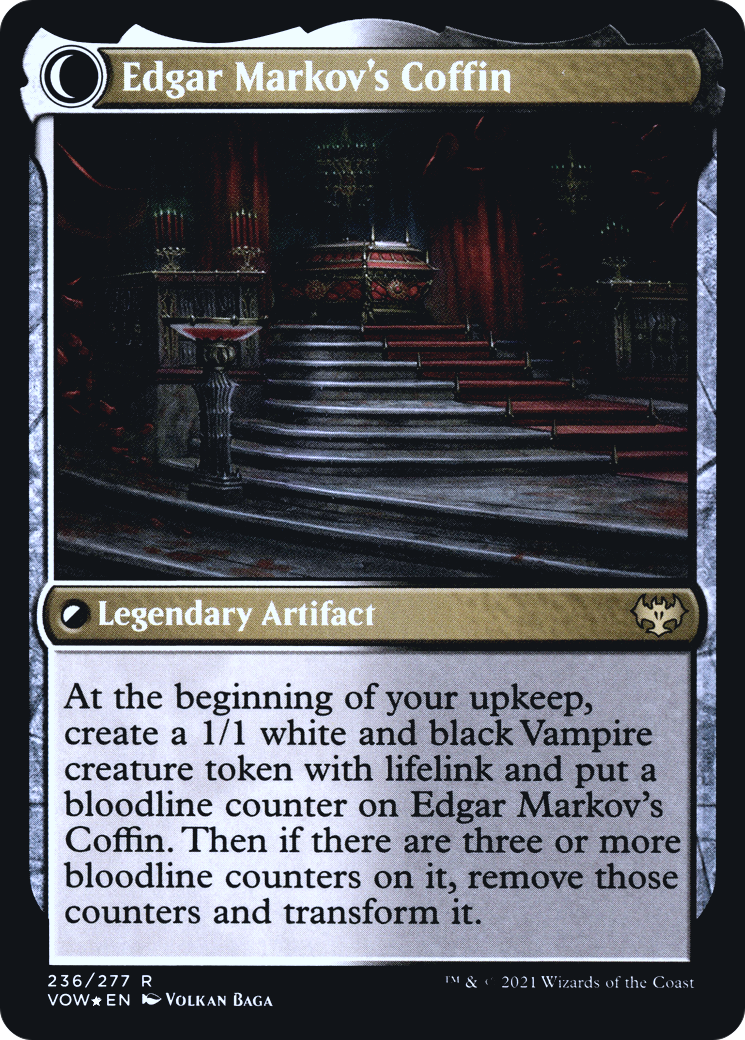 Edgar, Charmed Groom (PRE-236S) - Innistrad: Crimson Vow Promos: (Double Faced Transform) Foil