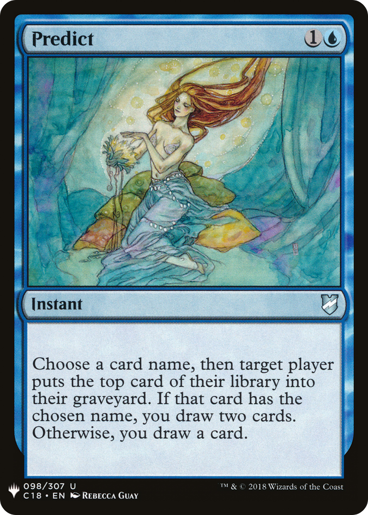 Predict (LIST-098) - The List