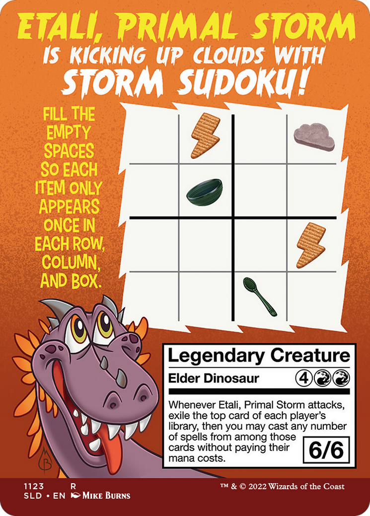 Etali, Primal Storm (SLD-1123) - Secret Lair Drop (Borderless)