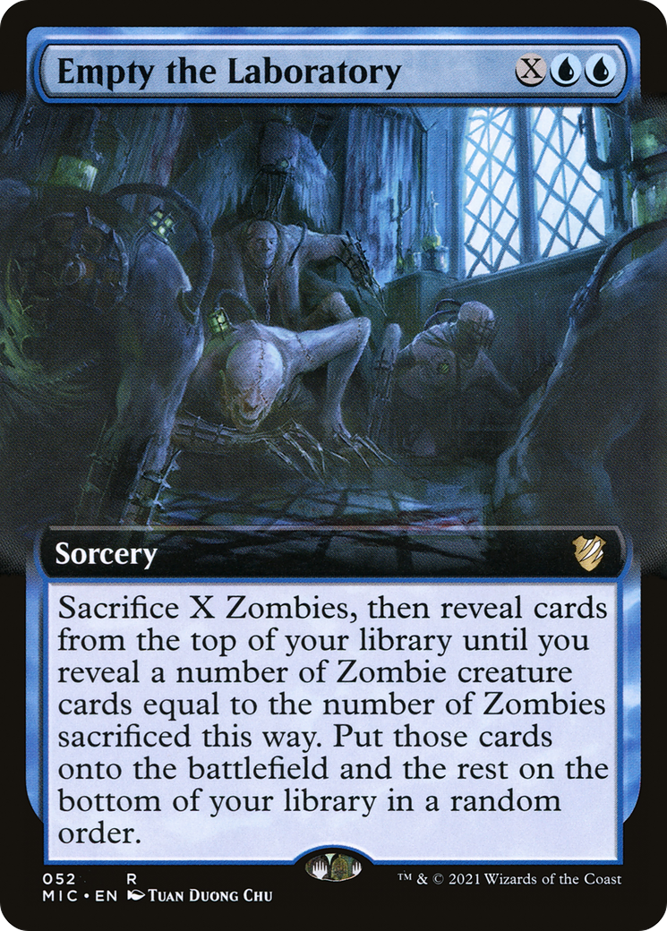 Empty the Laboratory (Extended Art) (MIC-052) - Midnight Hunt Commander: (Extended Art)