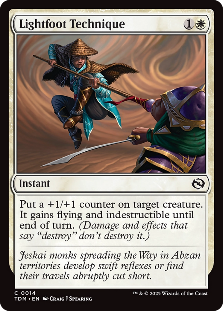 Lightfoot Technique (TDM-014) - Tarkir: Dragonstorm