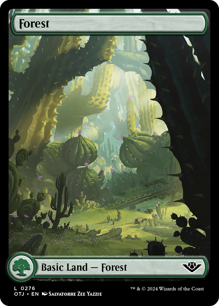 Forest (0276) (OTJ-276) - Outlaws of Thunder Junction Foil