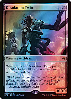 Desolation Twin (BFZ-006) - Battle for Zendikar Foil