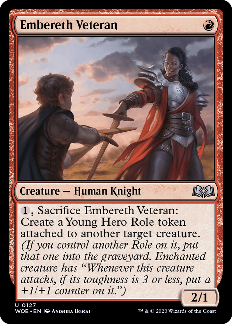 Embereth Veteran (WOE-127) - Wilds of Eldraine