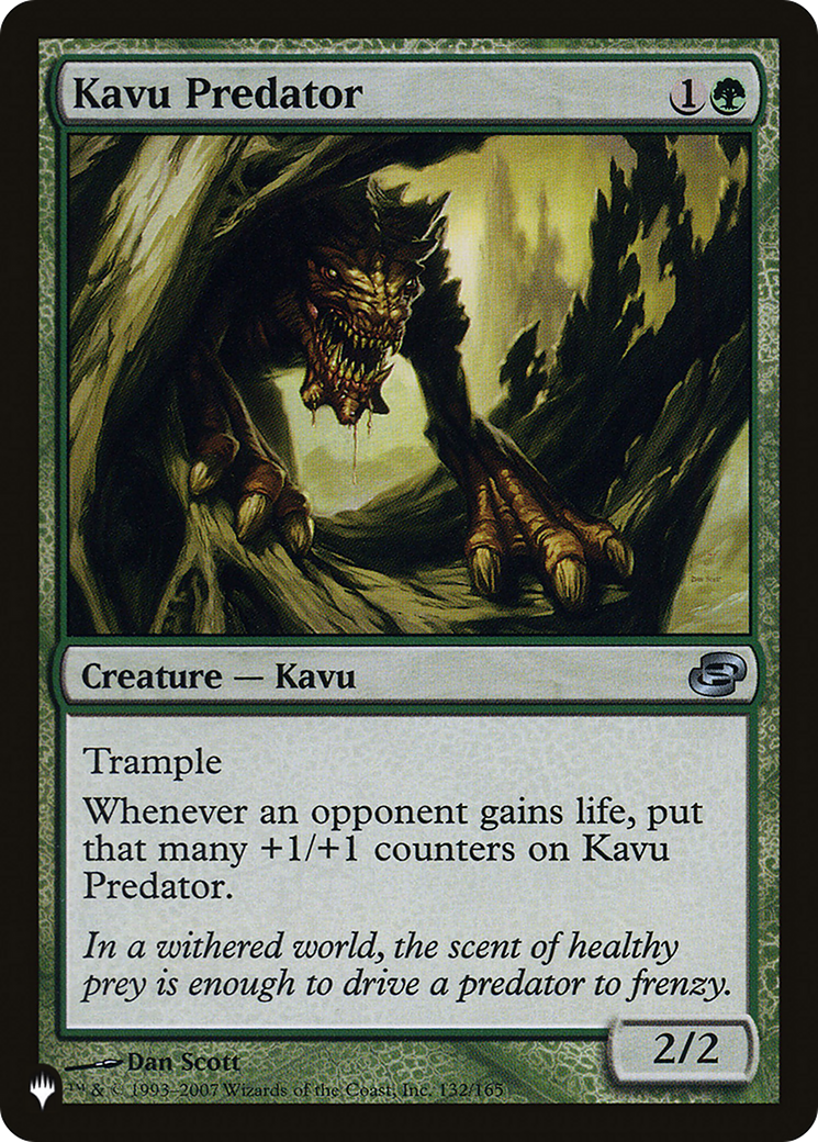 Kavu Predator (LIST-PLC-132) - The List