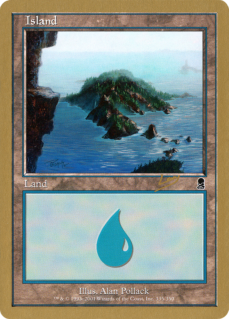 Island (335) - 2002 Raphael Levy (ODY) (WCD-RL335) - World Championship Decks 2002