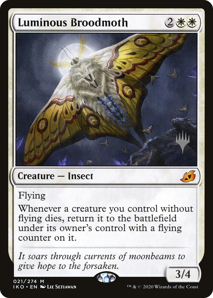 Luminous Broodmoth (PPIKO-21P) - Ikoria: Lair of Behemoths Promos Foil