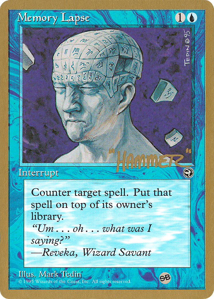 Memory Lapse (WCD-SHR32BSB) - Pro Tour Collector Set