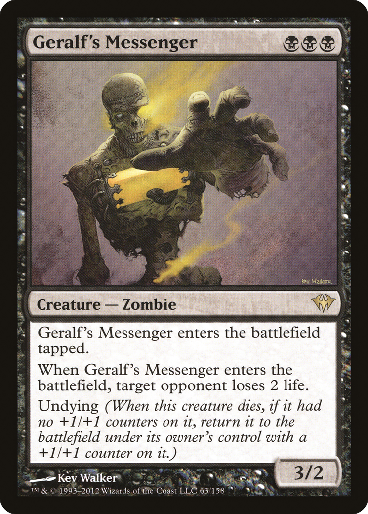 Geralf's Messenger (DKA-063) - Dark Ascension