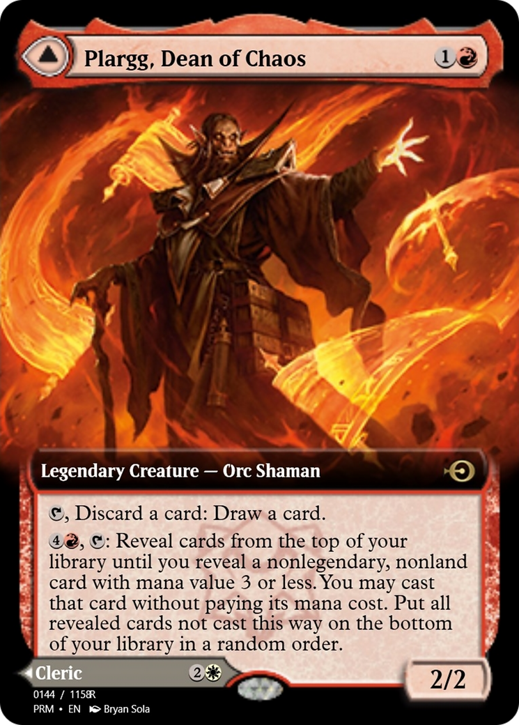 Plargg, Dean of Chaos // Augusta, Dean of Order (PRM-90260) - Magic Online Promos