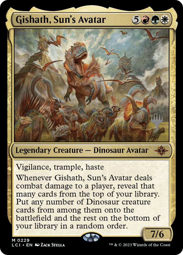 Gishath, Sun's Avatar (PPLCI-229P) - The Lost Caverns of Ixalan Promos