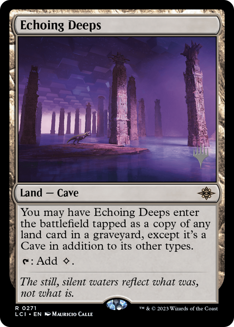 Echoing Deeps (PPLCI-271P) - The Lost Caverns of Ixalan Promos Foil