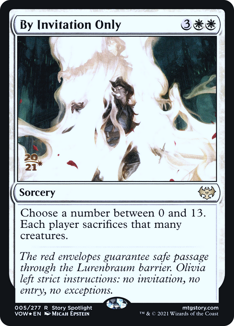 By Invitation Only (PRE-05S) - Innistrad: Crimson Vow Promos Foil