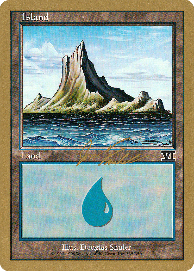 Island (335) - 2000 Jon Finkel (6ED) (WCD-JF335) - World Championship Decks 2000