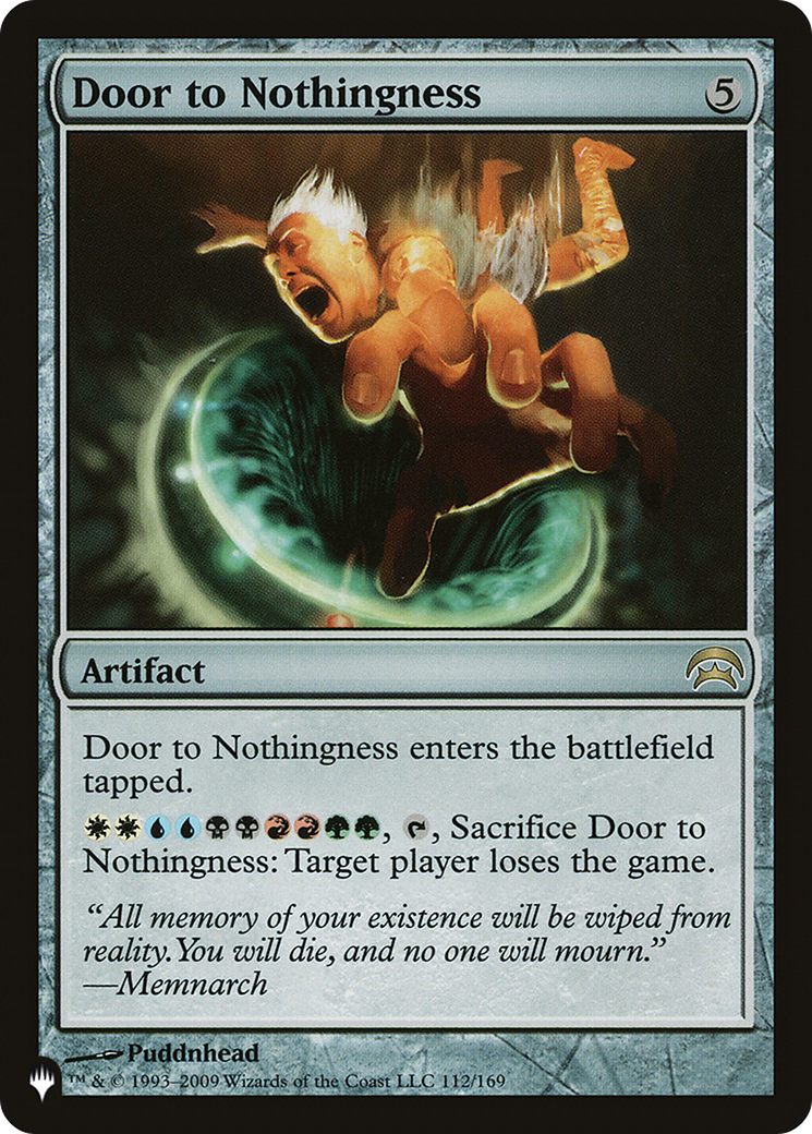 Door to Nothingness (LIST-112/169) - The List