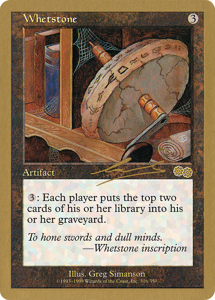 Whetstone - 2000 Nicolas Labarre (USG) (WCD-NL316) - World Championship Decks 2000