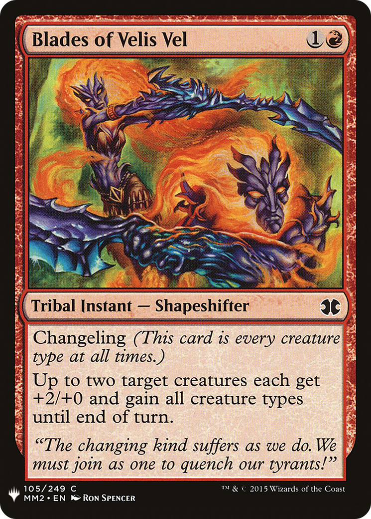 Blades of Velis Vel (LIST-105) - The List